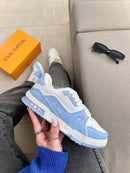 Louis Vuitton Trainer 54 x Branco/Azul Bebê