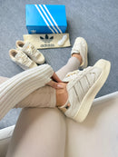 Adidas Superstar Plataforma x Off-White/Dourado