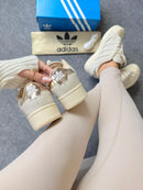 Adidas Superstar Plataforma x Off-White/Dourado