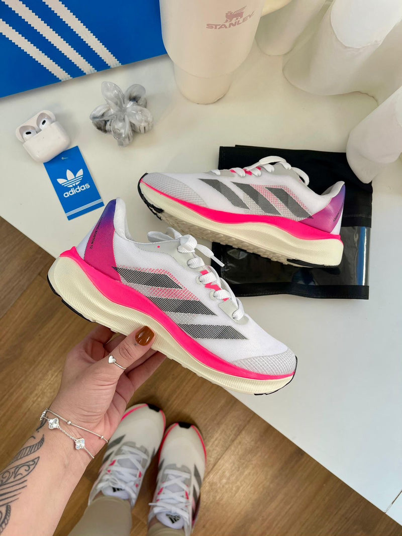 Adidas Adizero Boston 12 x Branco/Pink