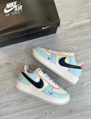 Nike Air Force x Branco/Celeste/Marinho