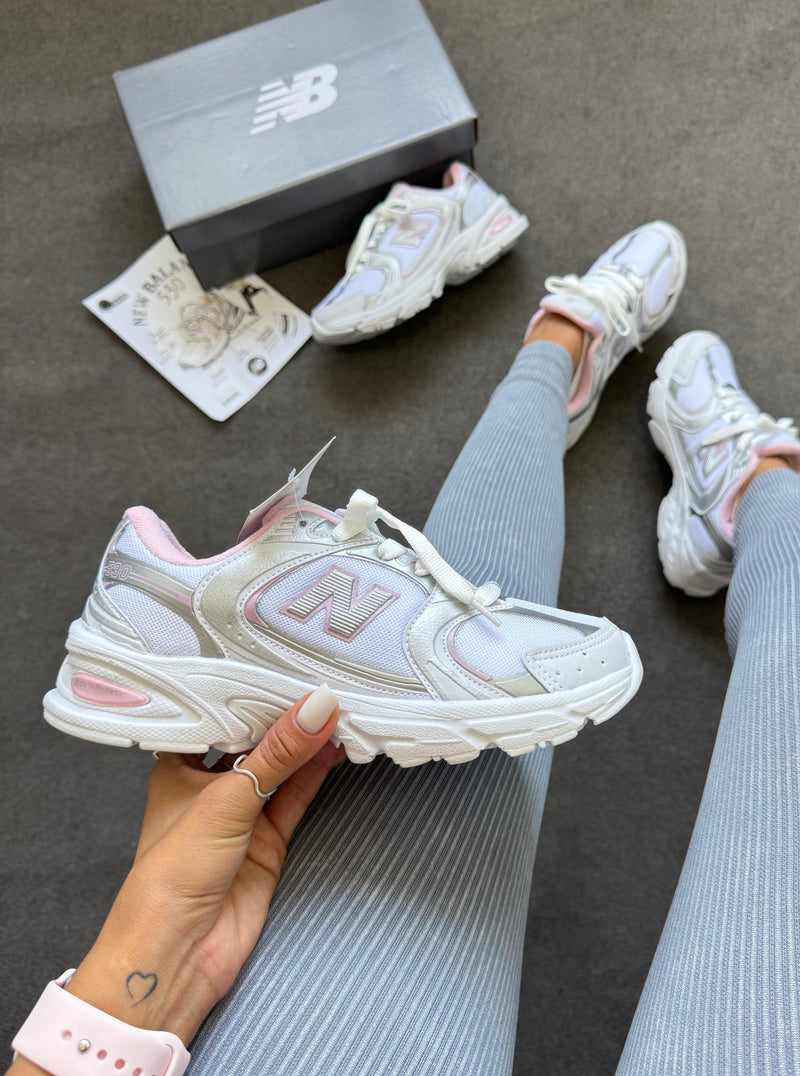 New Balance 530 x Branco/Rosa Bebê