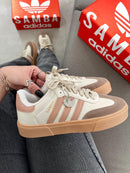Adidas Samba Retrô x Branco/Rosê