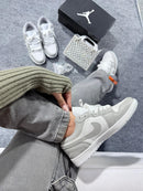 Nike Air Jordan Low x Branco/Cinza