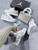 Nike Air Jordan Low x Branco/Cinza