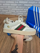 Adidas Court x Gucci Bege/Ouro